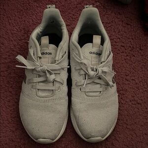 Adidas Light Gray Athletic Shoes